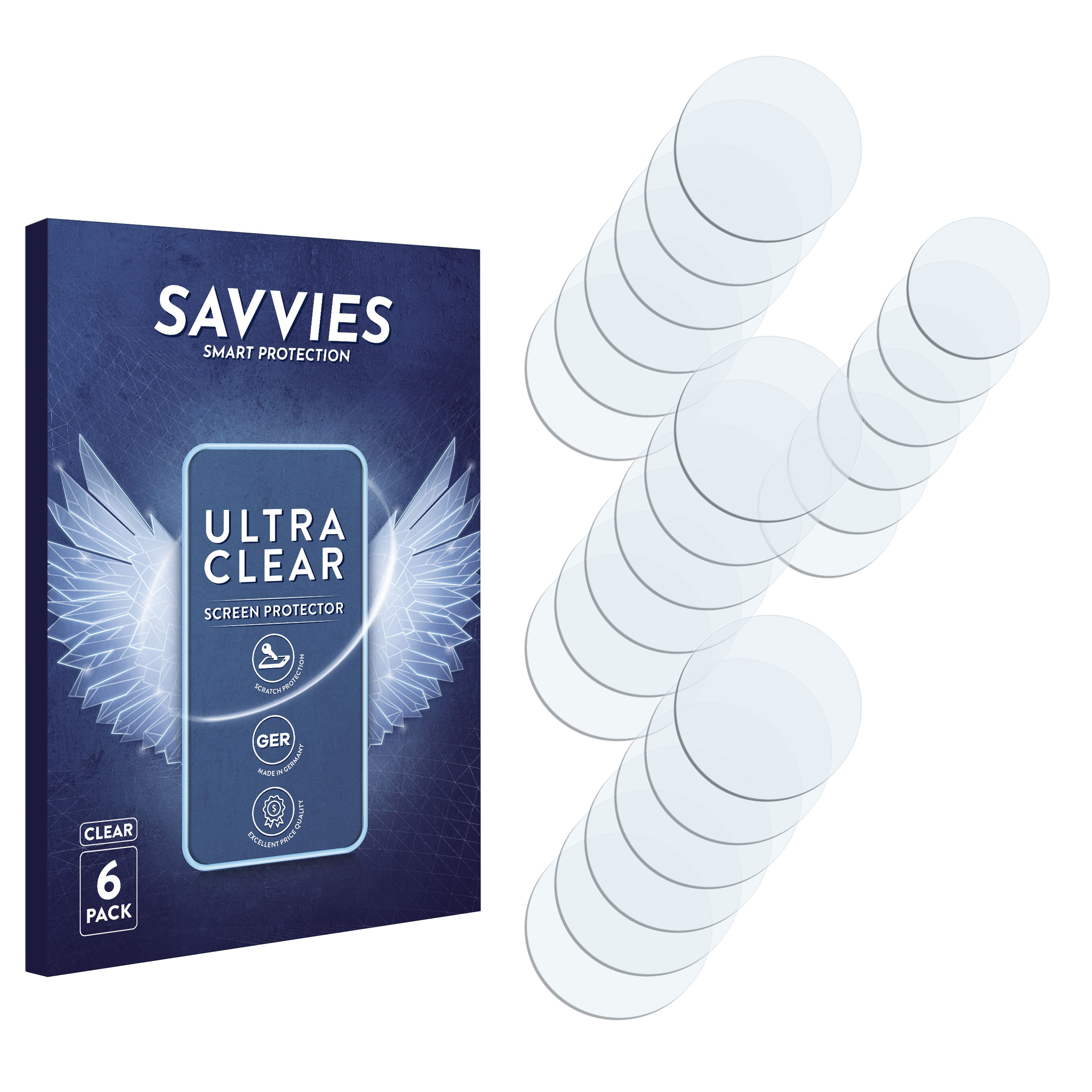 A52) Schutzfolie(für SAVVIES klare Galaxy Samsung 6x