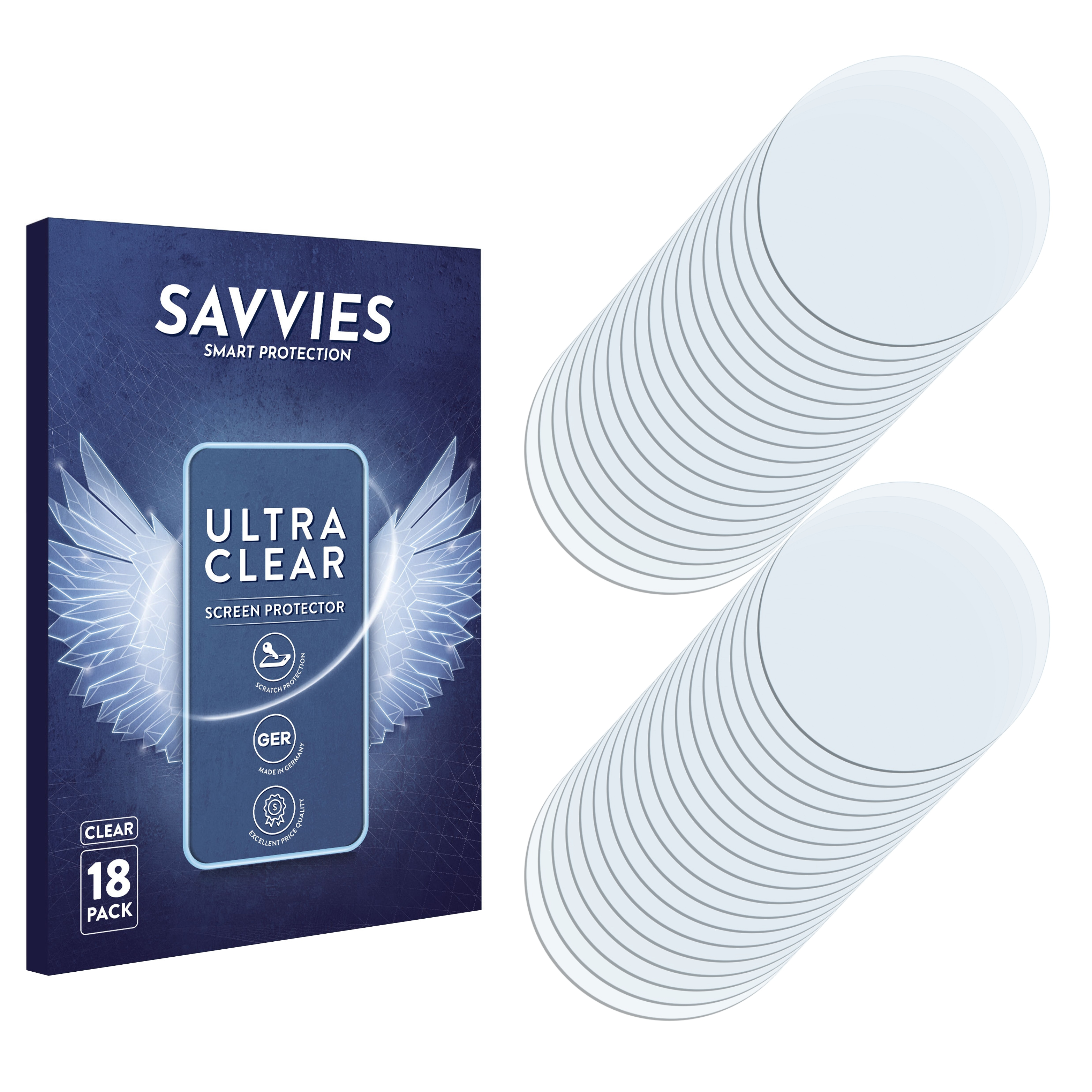 SAVVIES 18x klare Schutzfolie(für ASUS 9) ZenFone