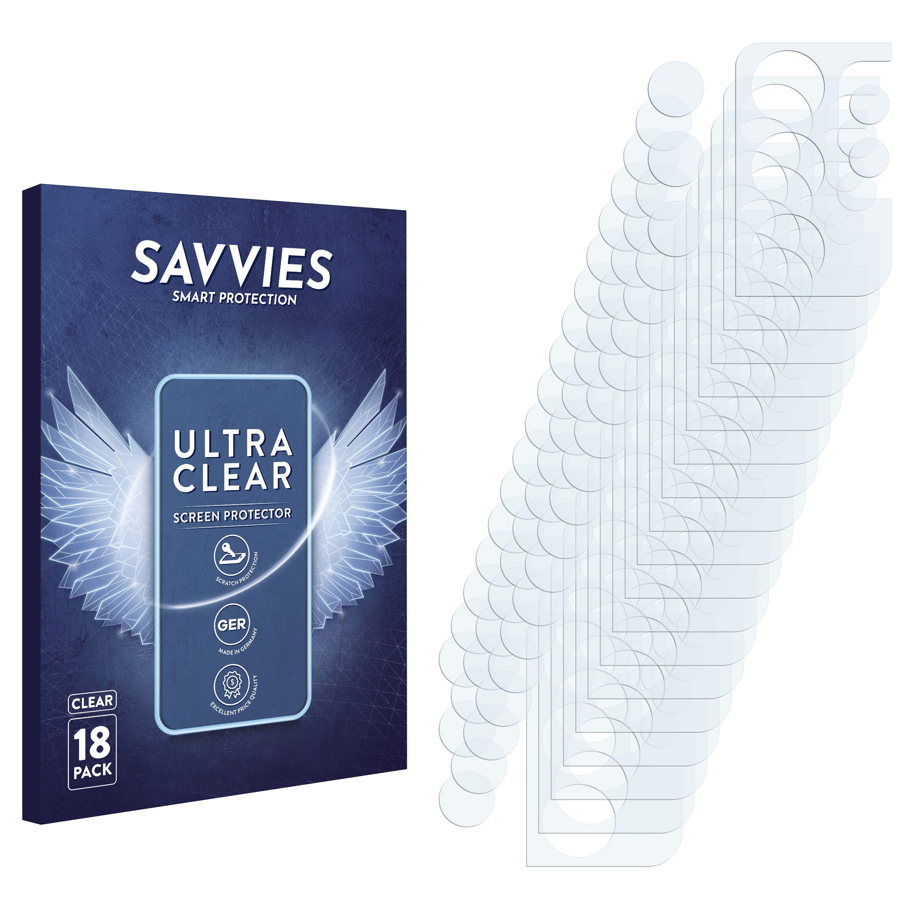 S21 SAVVIES 18x Ultra Schutzfolie(für Galaxy klare Samsung 5G)