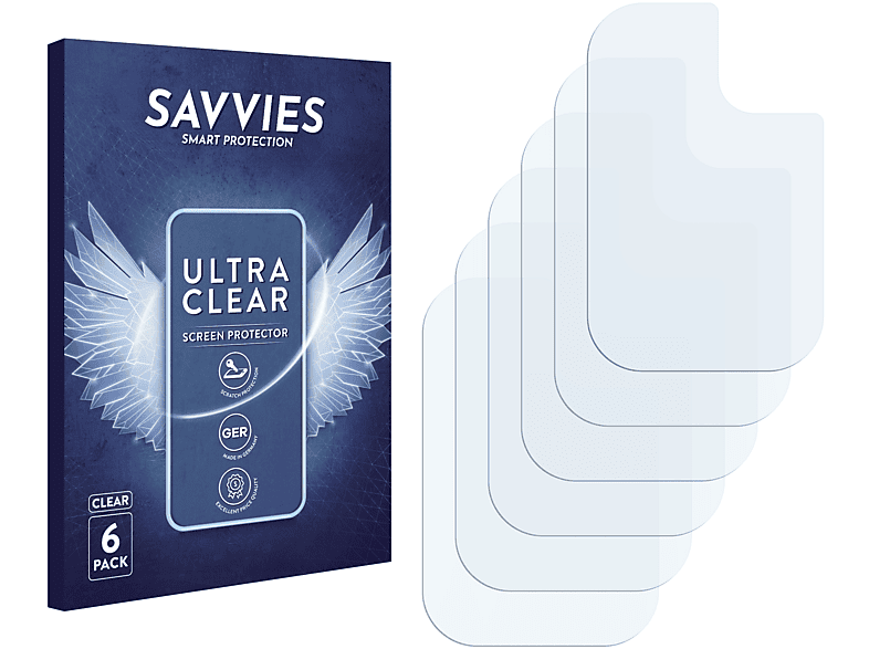 SAVVIES 6x klare Schutzfolie(für Samsung Galaxy A31)