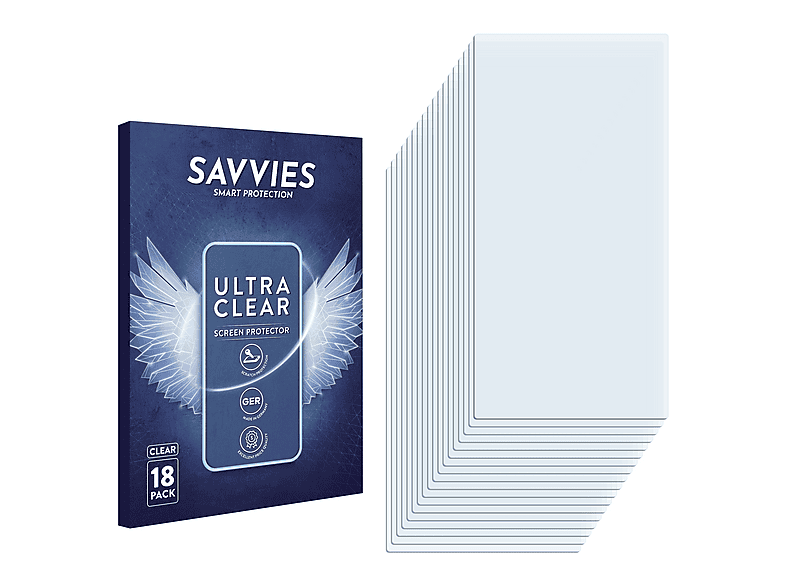 Savvies 6 Stück Schutzfolie Für Sony Walkman NWZ-E584 Displayschutz