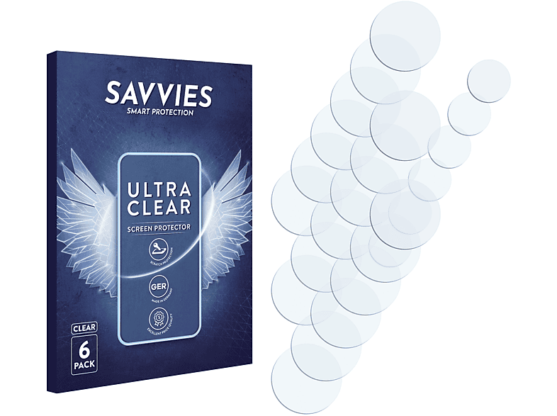 SAVVIES 6x klare Schutzfolie(für Samsung Galaxy A73 5G) | Displayschutzfolien & Gläser