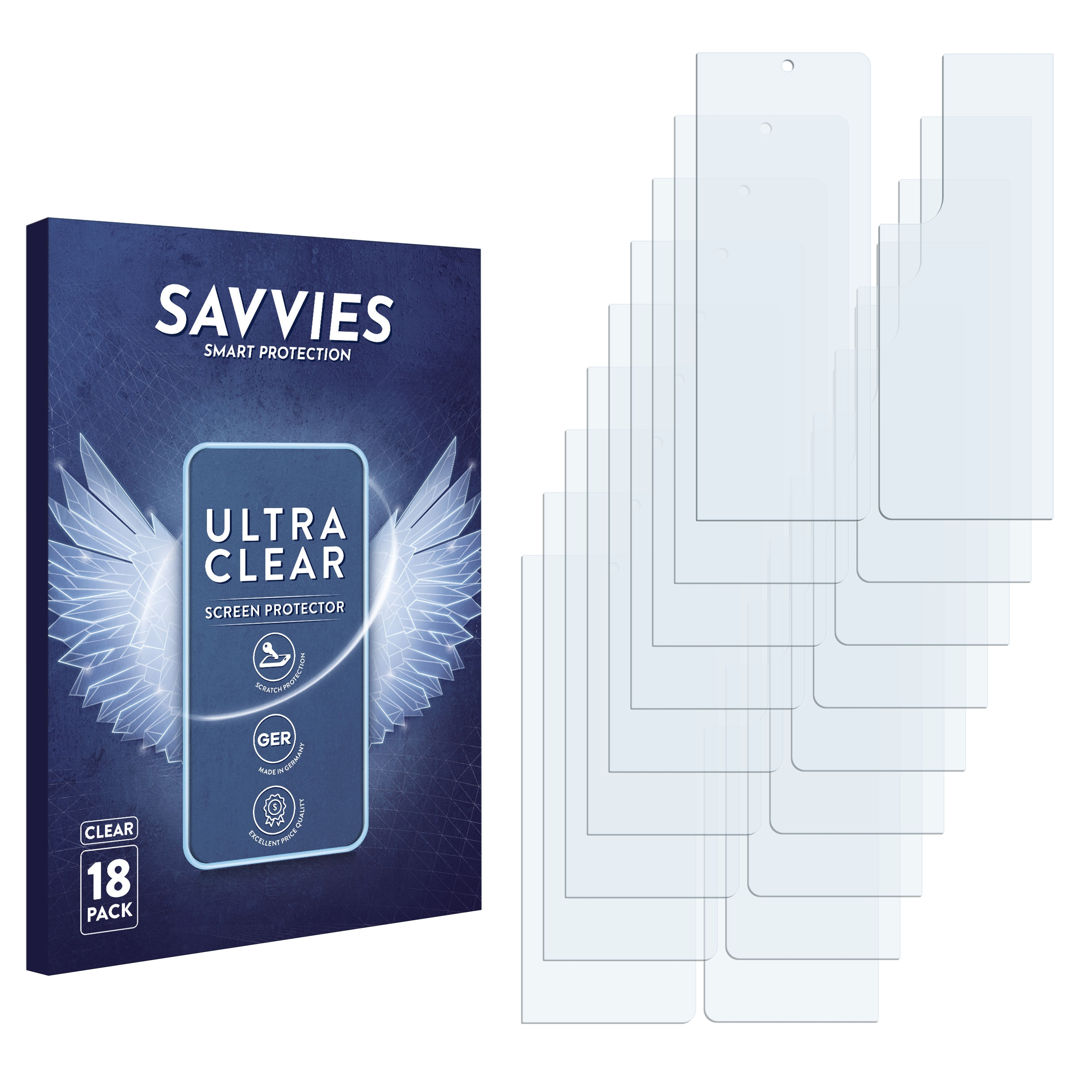 SAVVIES 18x Samsung Galaxy 3 Z 5G) Fold Schutzfolie(für klare