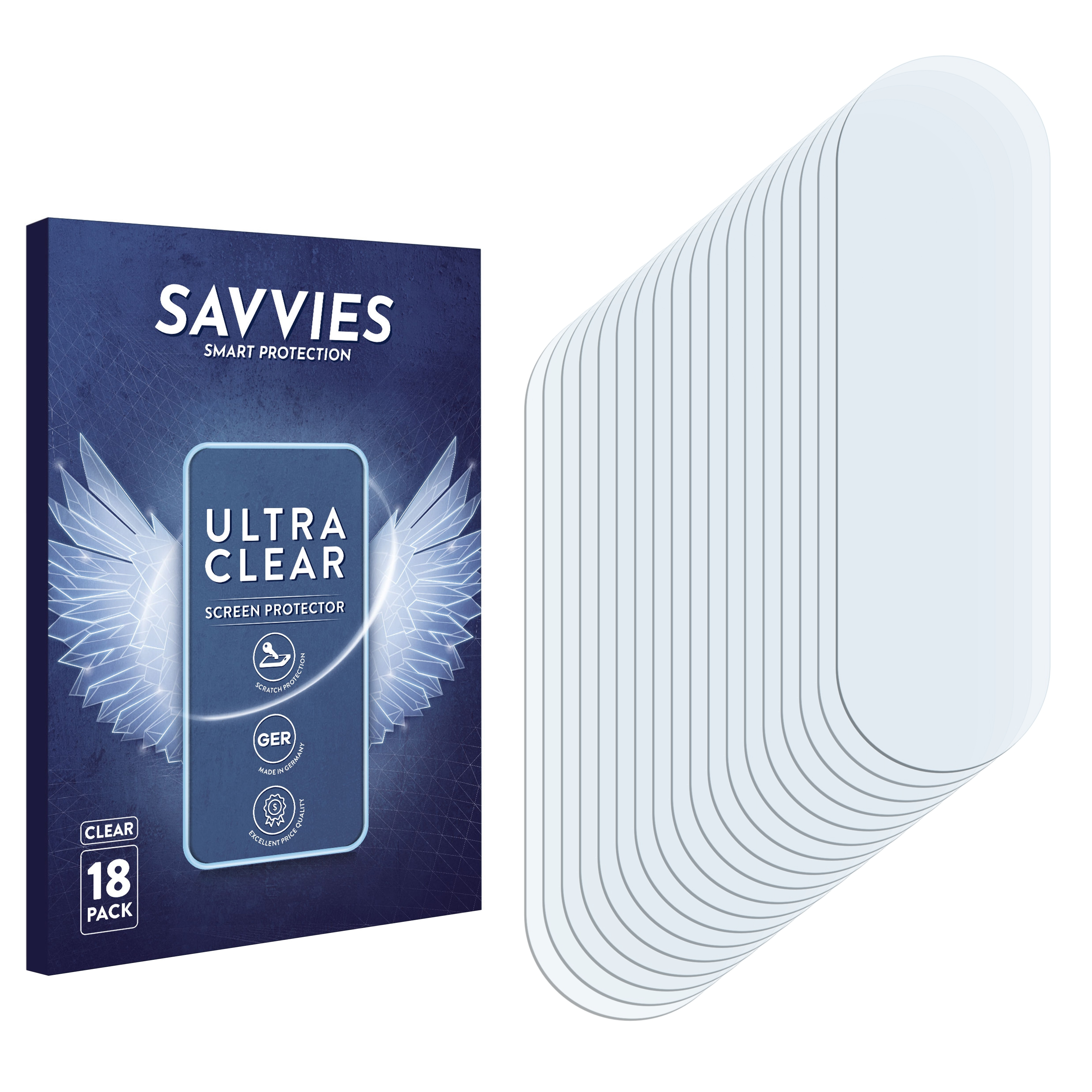 SAVVIES 18x klare Schutzfolie(für Sony 10 IV) Xperia