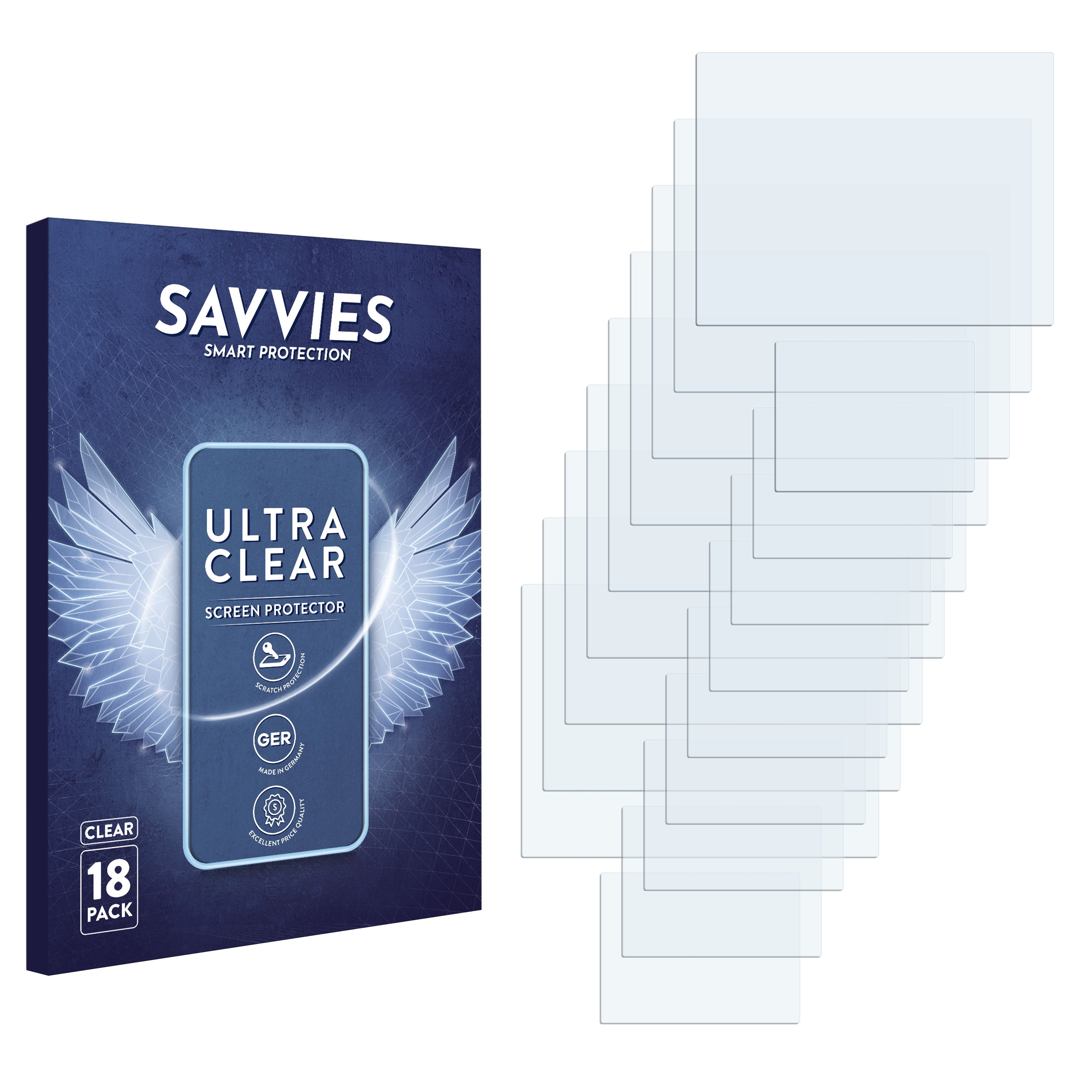 SAVVIES 18x klare Schutzfolie(für GFX100S) Fujifilm