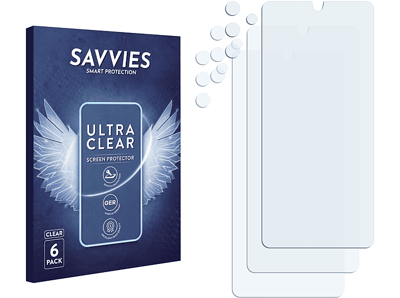 klare 5G) Schutzfolie(für Galaxy SAVVIES Samsung A33 6x