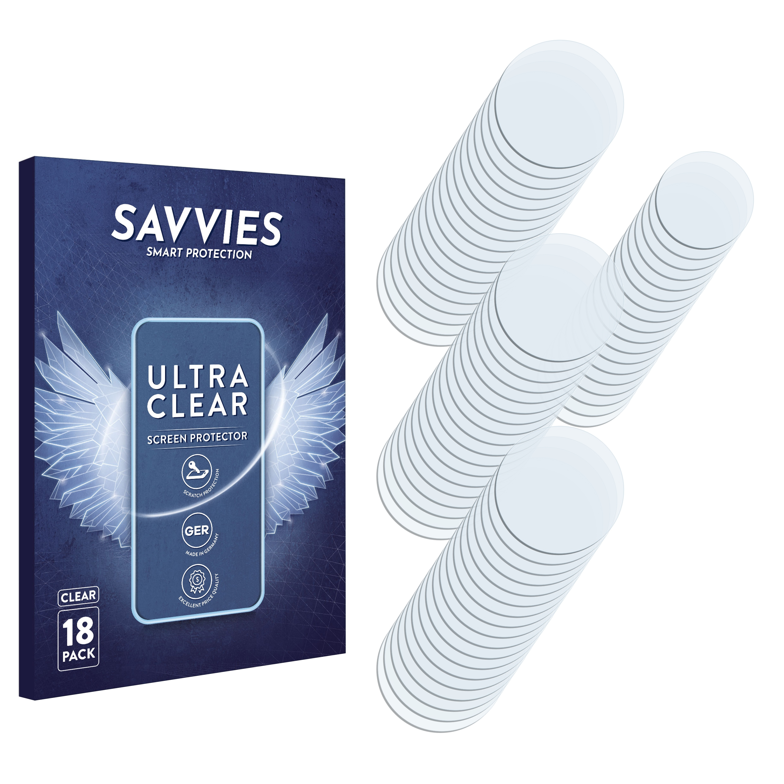 A52) Samsung Schutzfolie(für 18x klare SAVVIES Galaxy