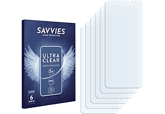 SAVVIES 6x klare Schutzfolie(für Asus ROG Phone 5s Pro)