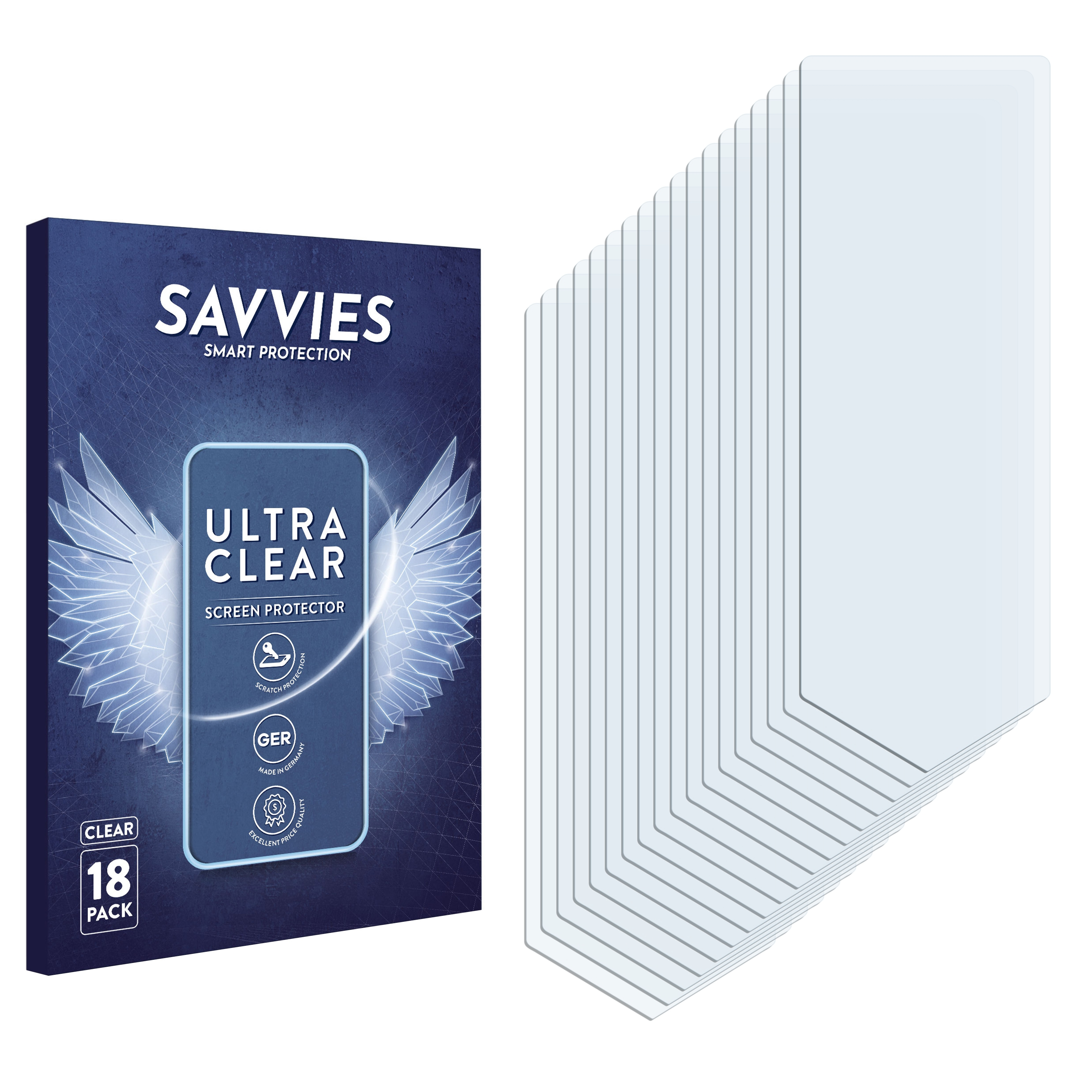 SAVVIES 18x klare Schutzfolie(für Armor X9) Ulefone