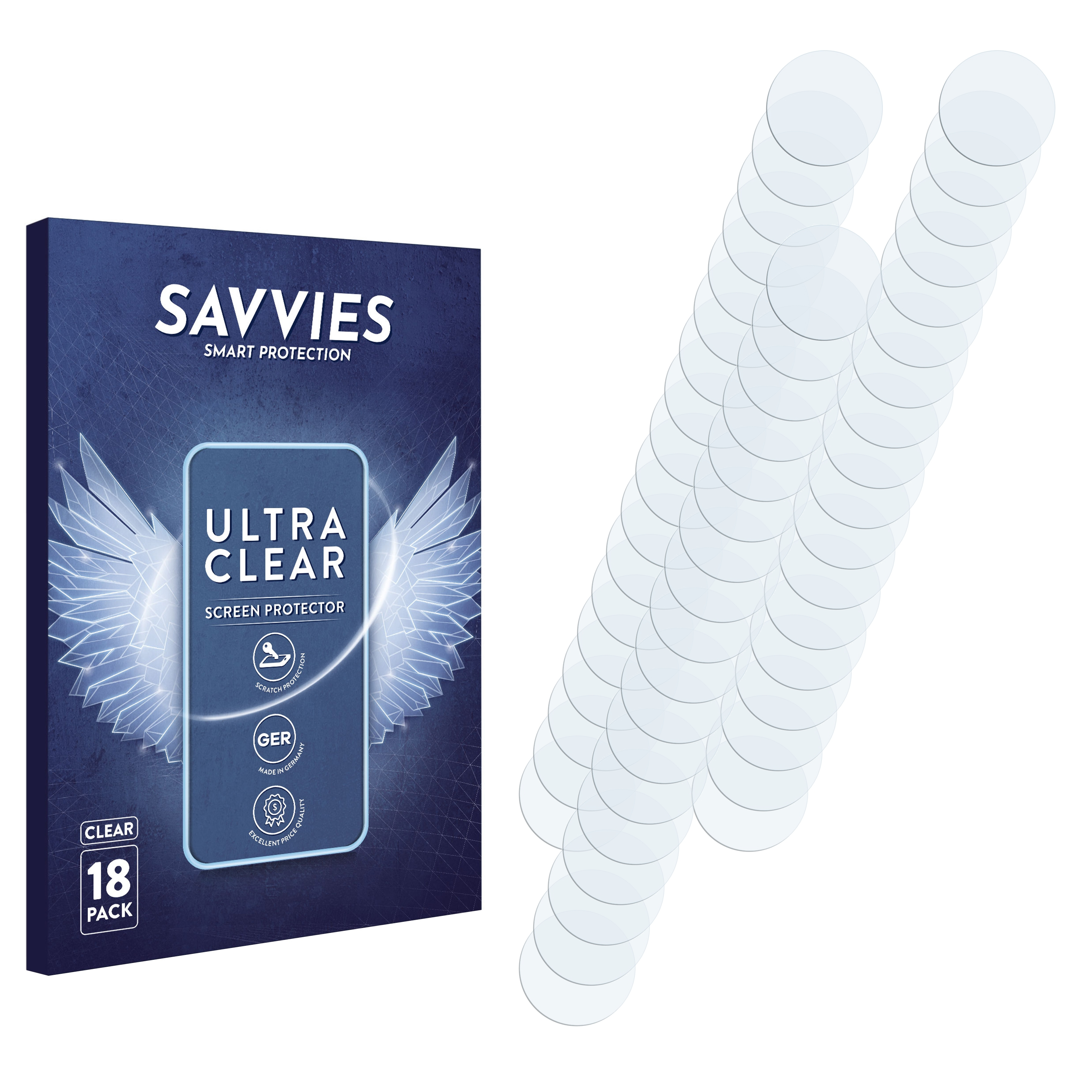 SAVVIES 18x klare Schutzfolie(für Fairphone 4)