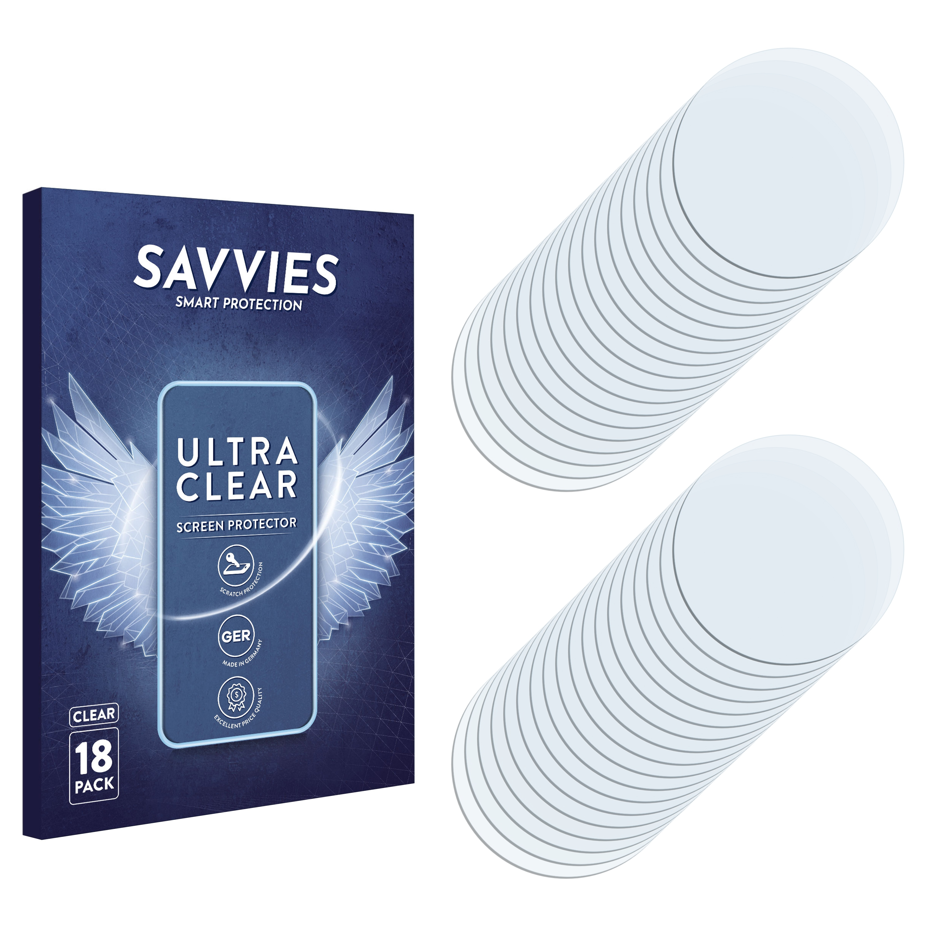 SAVVIES 18x OnePlus Pro) klare Schutzfolie(für 9