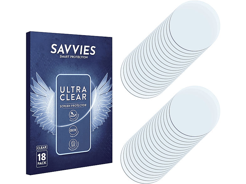 SAVVIES 18x klare Schutzfolie(für OnePlus 9 Pro)