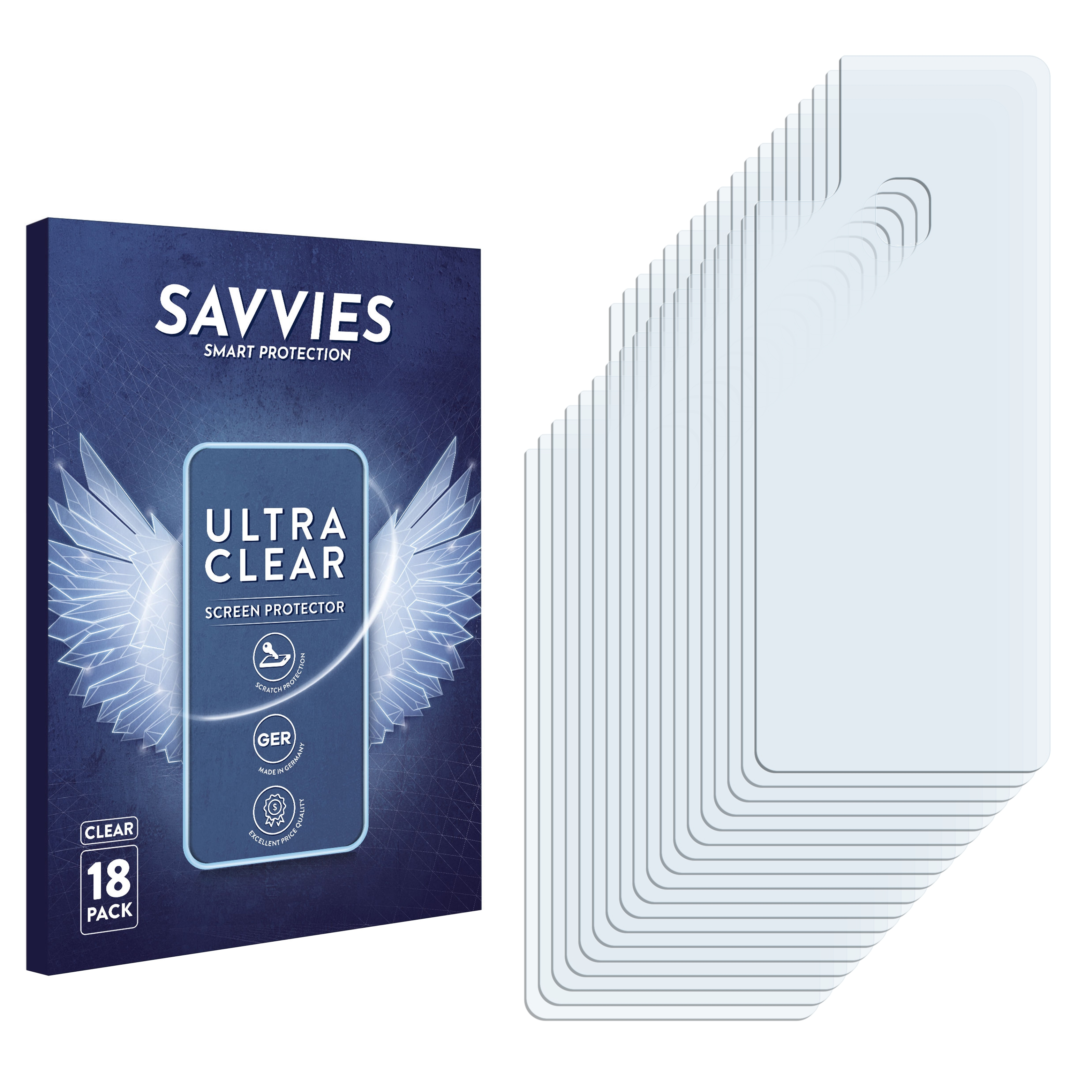 18x 2021) Samsung Schutzfolie(für klare M21 Galaxy SAVVIES
