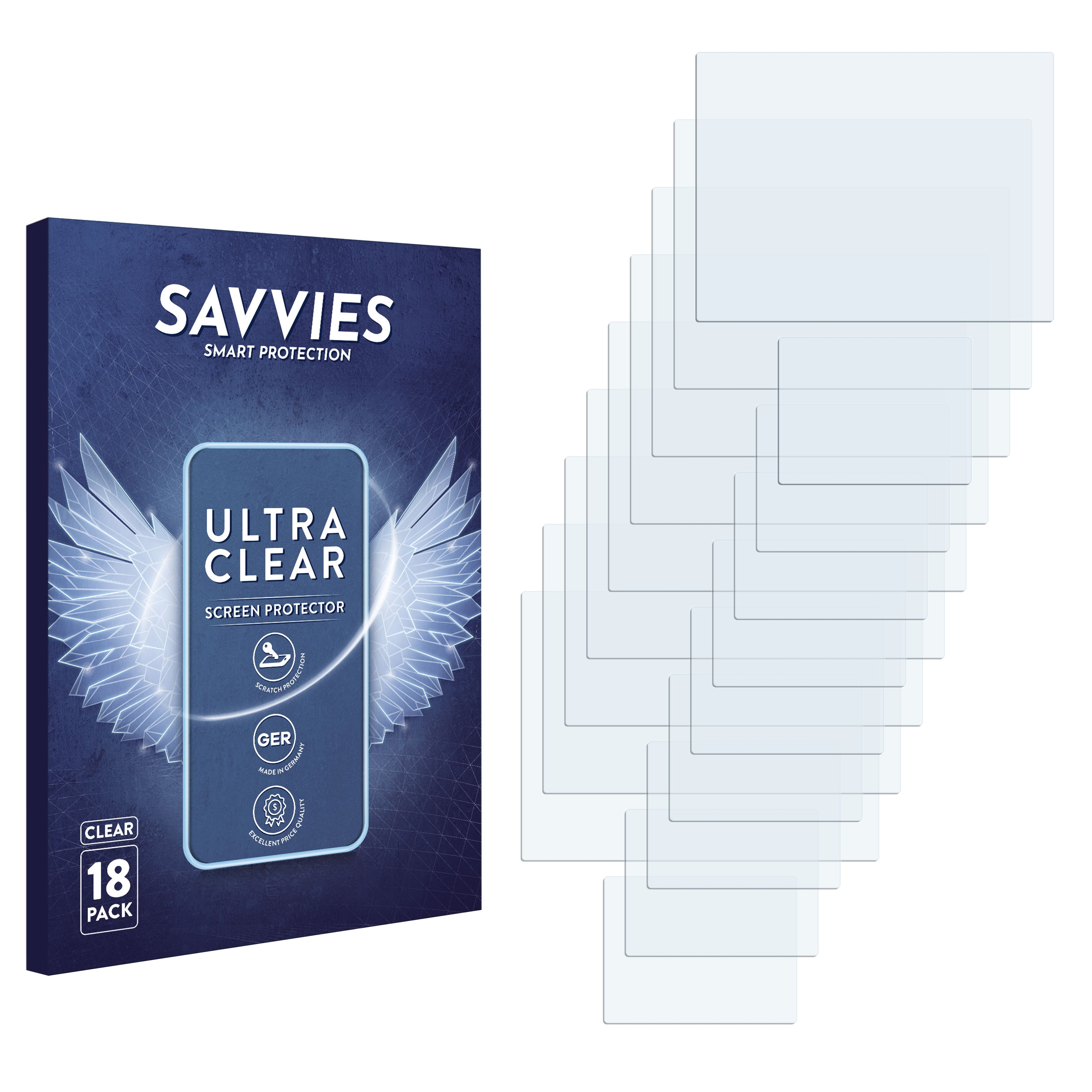 SAVVIES 18x Schutzfolie(für GFX50S II) Fujifilm klare