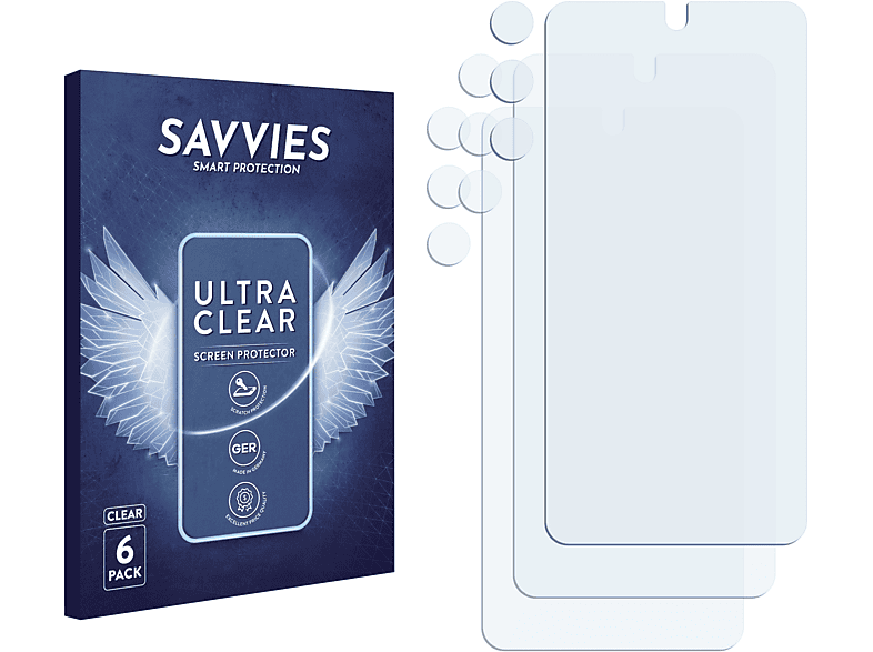 SAVVIES 6x klare Schutzfolie(für Oppo Find N) | Displayschutzfolien & Gläser
