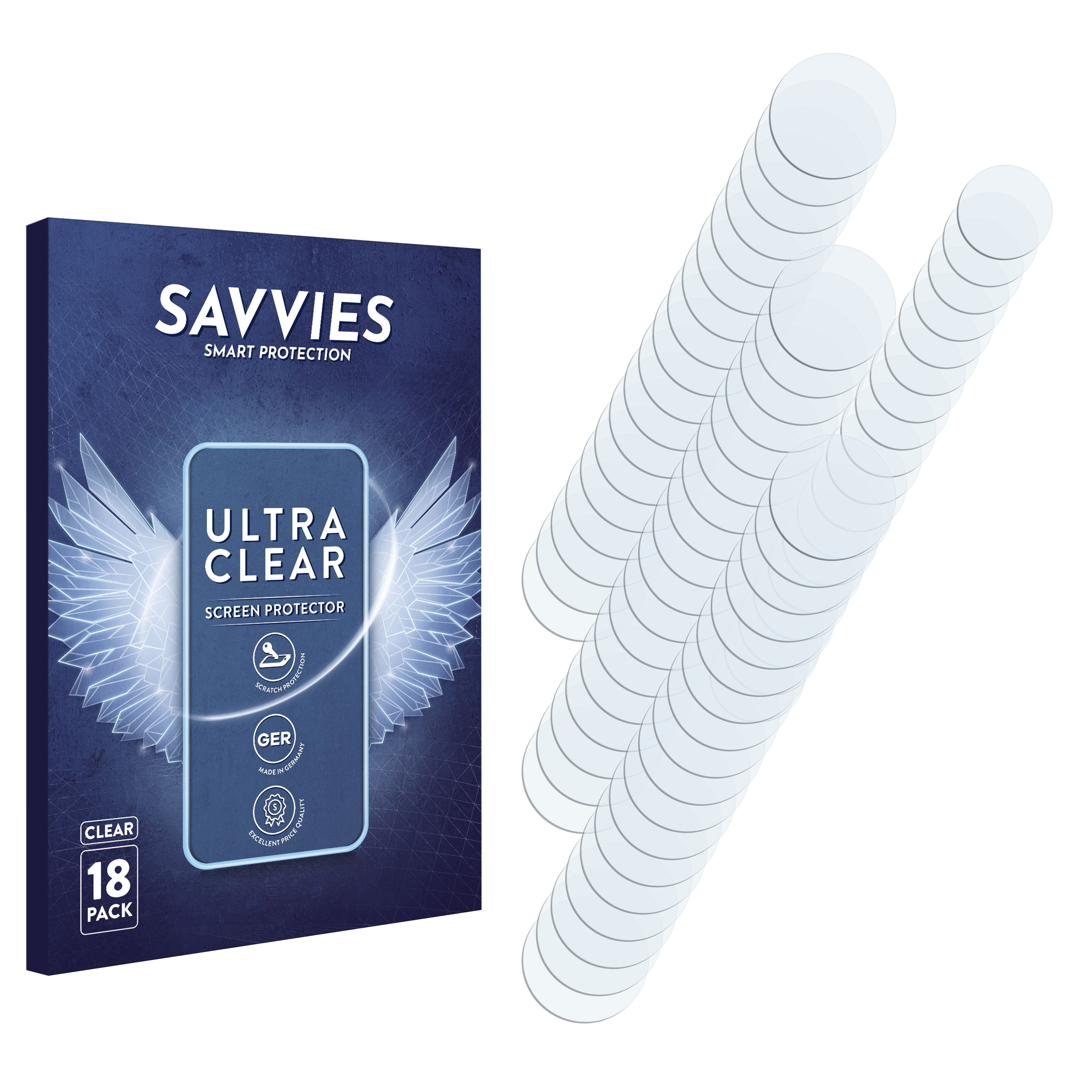 SAVVIES 18x klare Schutzfolie(für 5G) A33 Galaxy Samsung