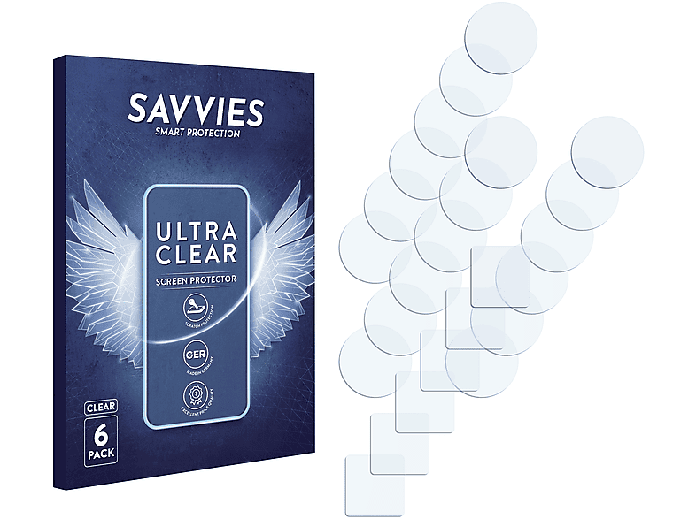 SAVVIES 6x klare Schutzfolie(für ZTE Axon 30 Ultra 5G)