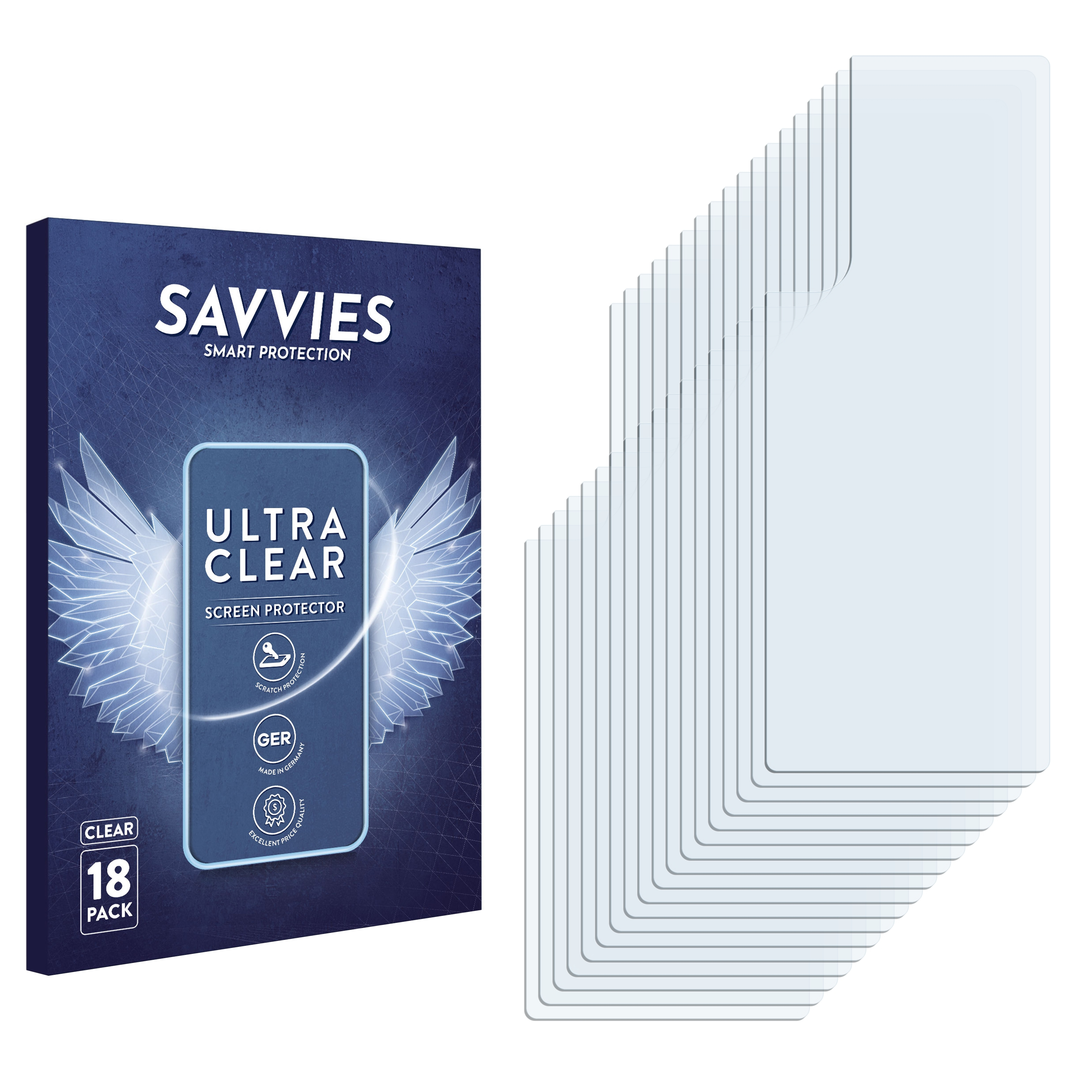 SAVVIES 18x klare Schutzfolie(für III) Sony Xperia 5