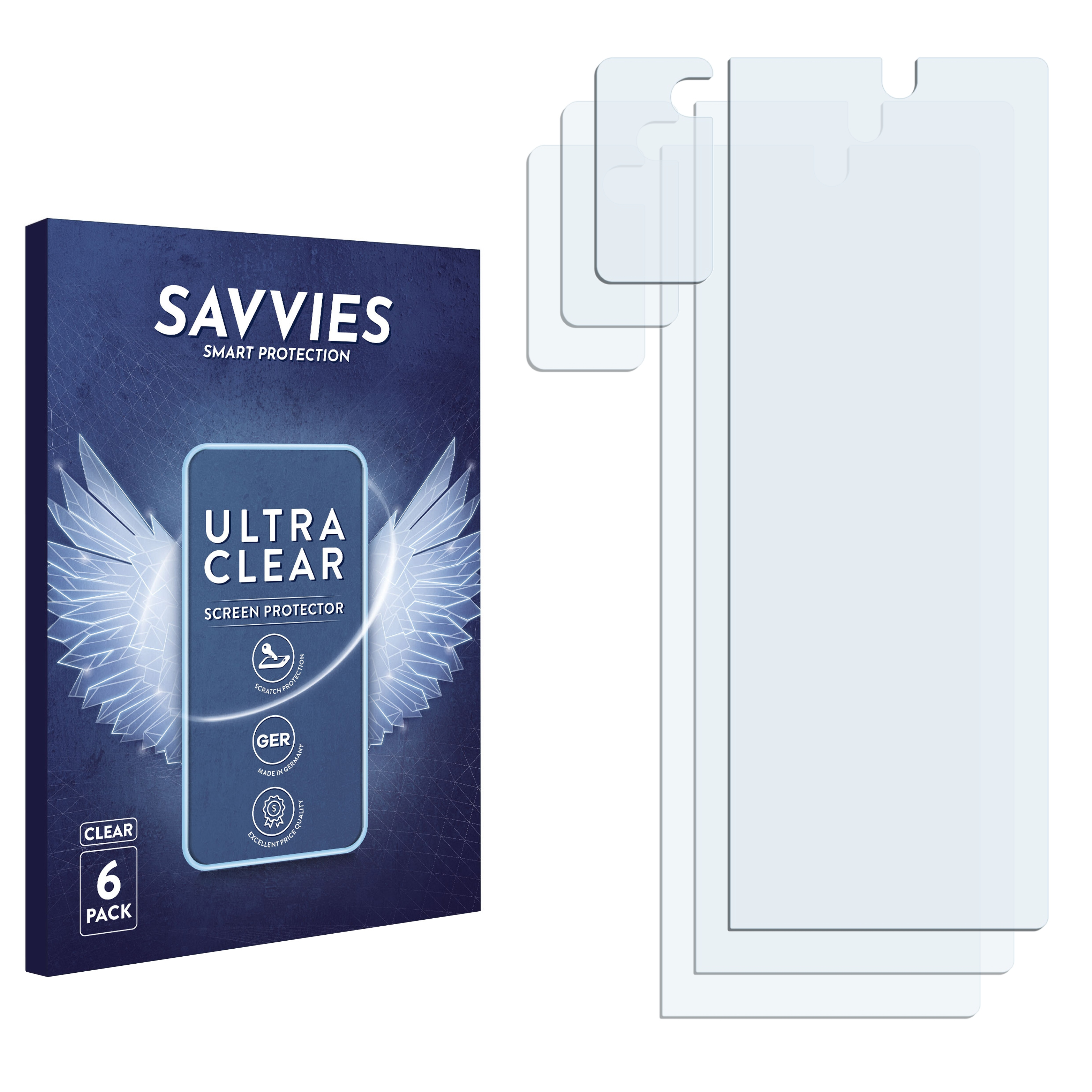 Schutzfolie(für 5G) Galaxy 6x 2 Z Fold klare SAVVIES Samsung
