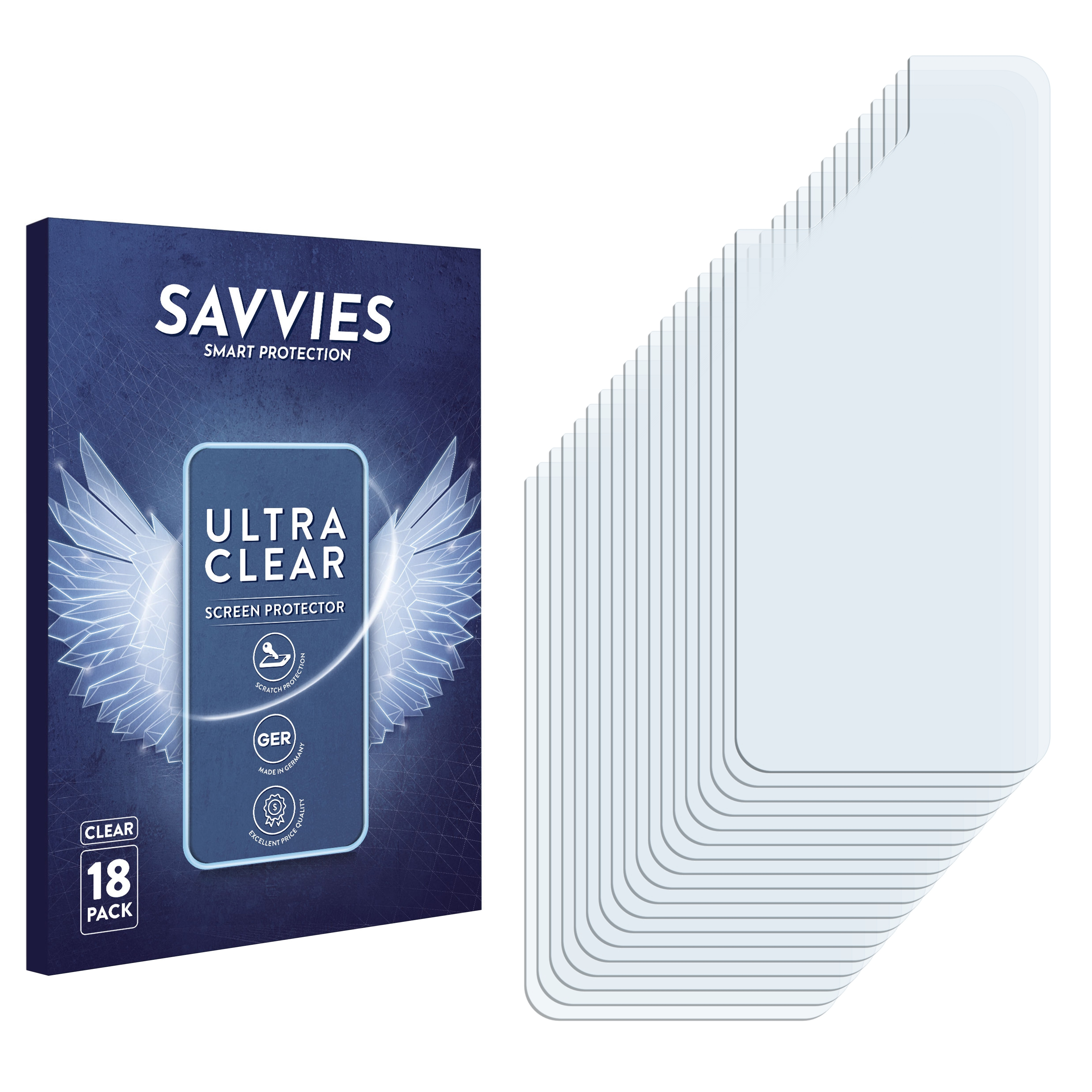 SAVVIES 18x Schutzfolie(für klare Fairphone 4)