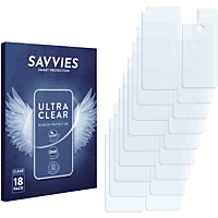 SAVVIES 18x klare Schutzfolie(für Google Pixel 5 (Display+Rückseite))