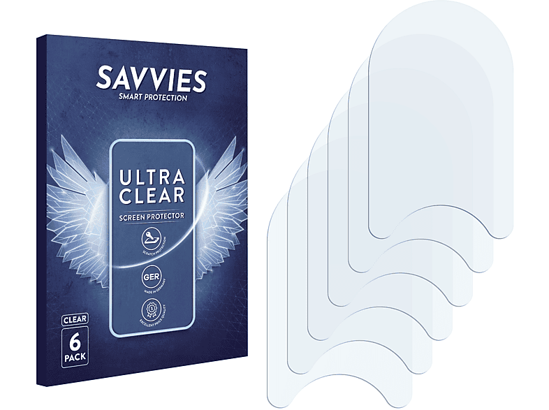 SAVVIES 6x klare Schutzfolie(für Xiaomi Redmi 7A) | Displayschutzfolien & Gläser
