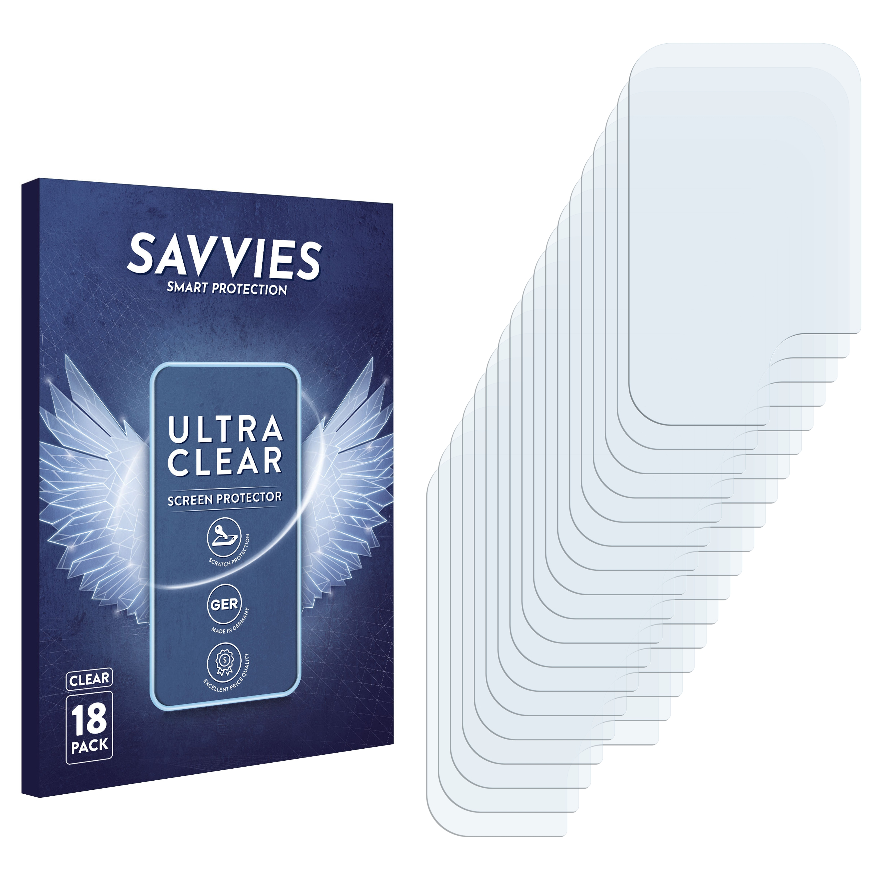Samsung 18x Schutzfolie(für klare Galaxy SAVVIES F41)