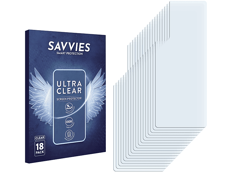SAVVIES 18x klare Schutzfolie(für Xperia Sony 1 II)