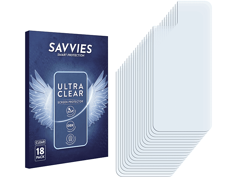 SAVVIES 18x klare Schutzfolie(für Cubot X20 Pro)