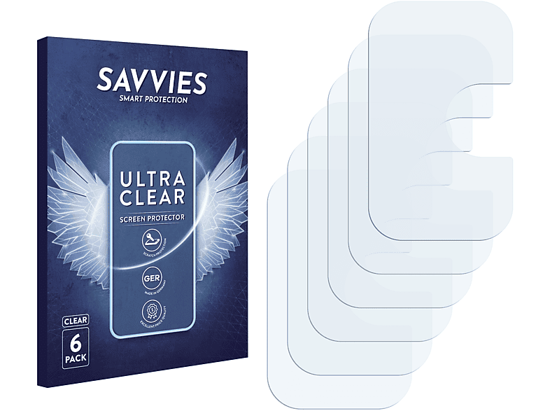 6x SAVVIES Galaxy klare M51) Schutzfolie(für Samsung