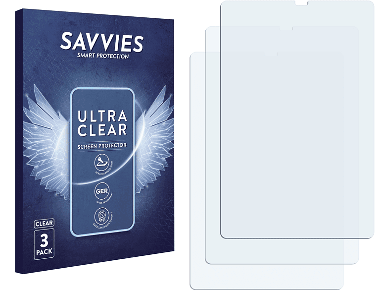 Tab 3x SAVVIES WiFi Samsung Schutzfolie(für S5e 2019) Galaxy klare