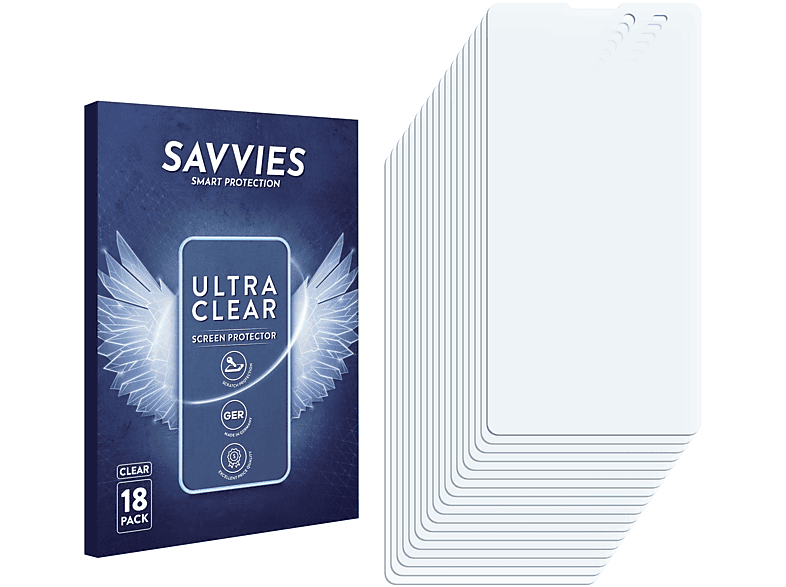 SAVVIES 18x klare Schutzfolie(für Archos Neon) 50