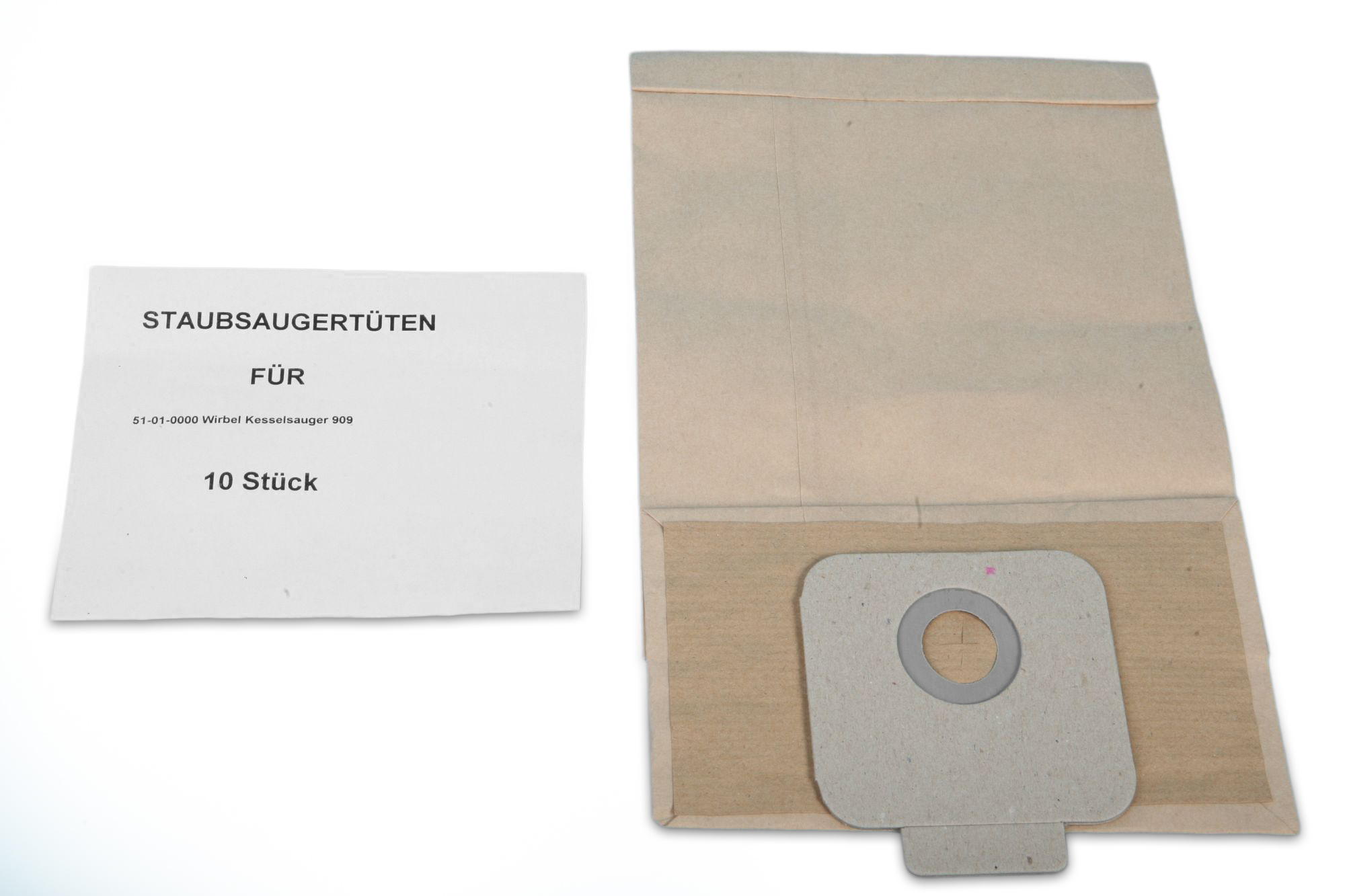 STAUBSAUGERLADEN.DE 10 Staubbeutel passend Staubaugerbeutel für Wirbel 909