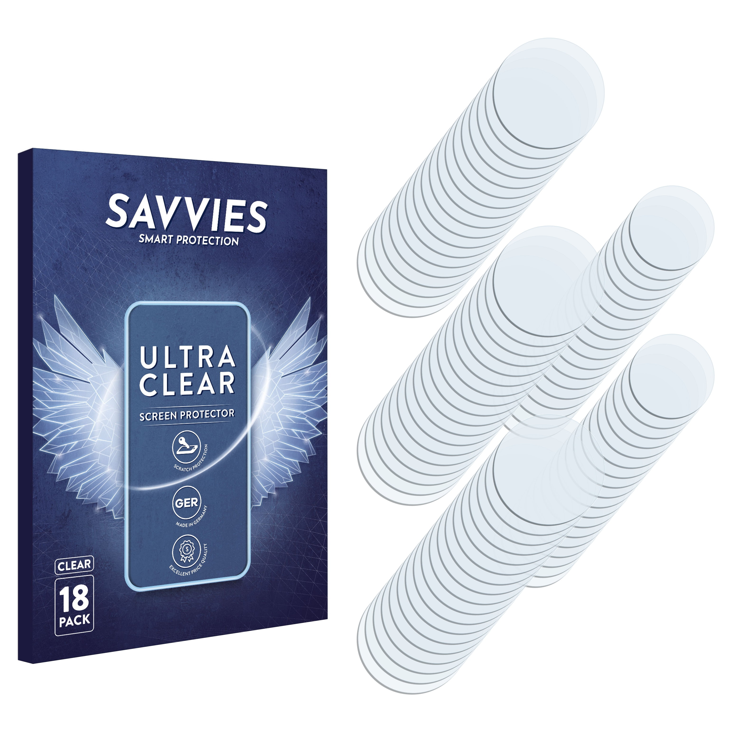 SAVVIES 18x klare Schutzfolie(für Ultra Edition) Samsung Galaxy S23 Enterprise