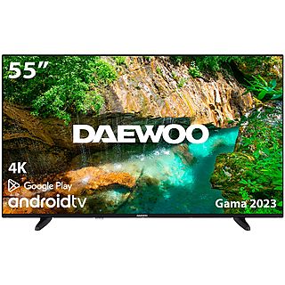 TV LED 55" - DAEWOO 55DM62UA, UHD 4K, Negro