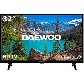 TV LED 32" - DAEWOO 32DE04HL1, HD, Negro