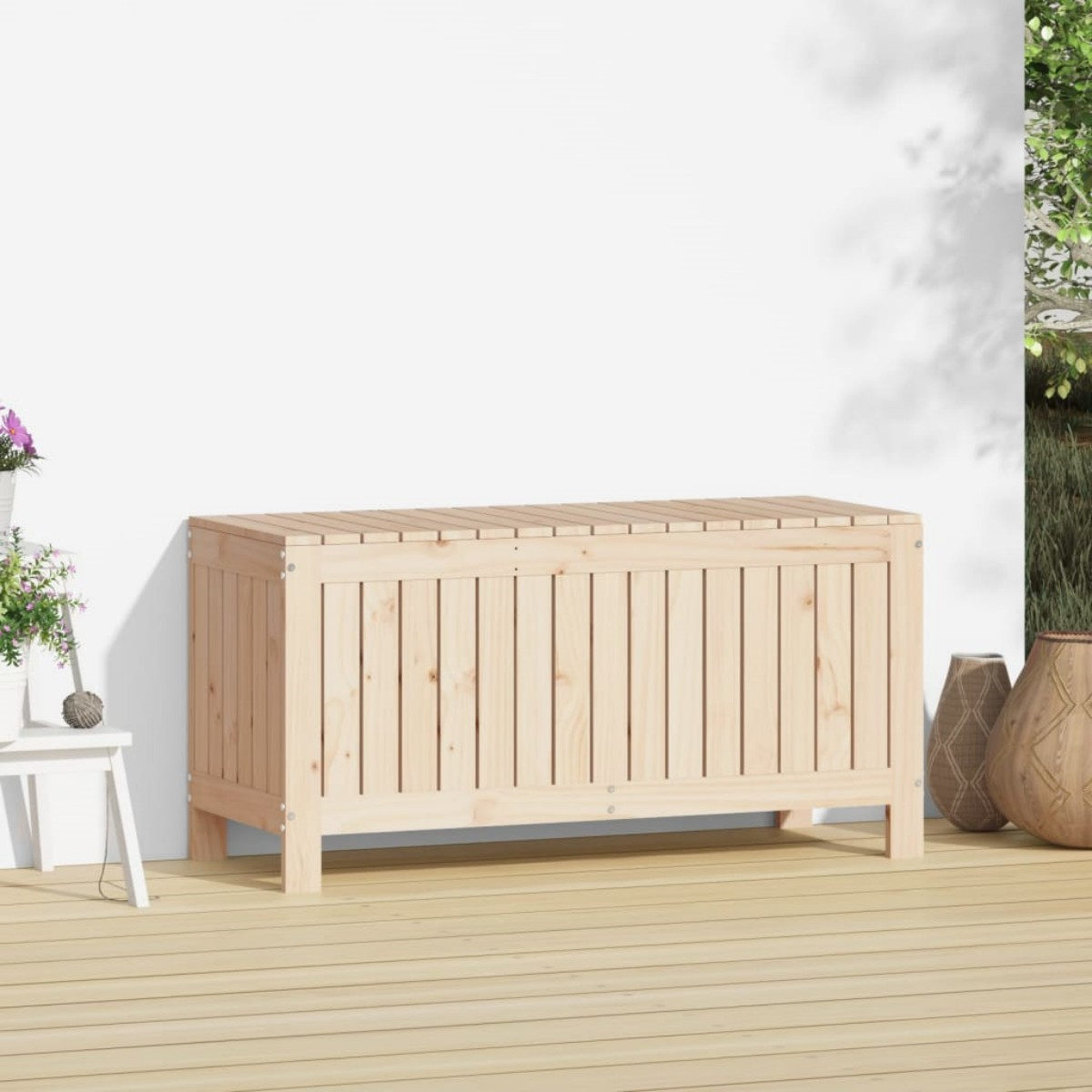 DOTMALL xl-823829 Aufbewahrungsbox für Holzfarbe Garten, den
