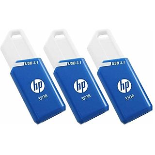 Memoria USB 32 GB  - X755W HP, Azul