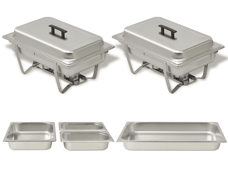 DOTMALL xl-50528 Chafing Dish Set, Silber