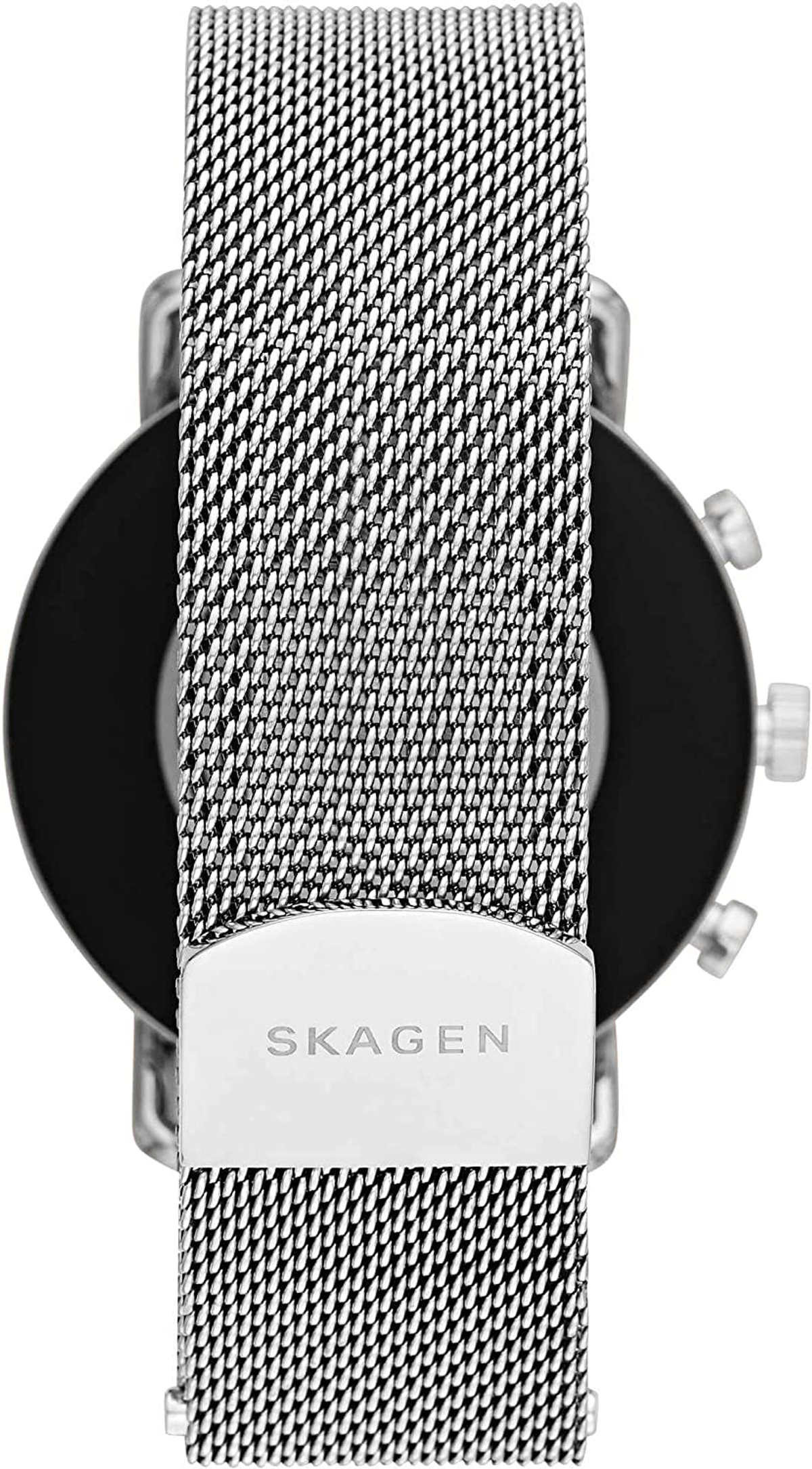 SKAGEN Smartwatch Skagen SKT5102 Smartwatch Edelstahl silicone, mm, Silver/Black 185