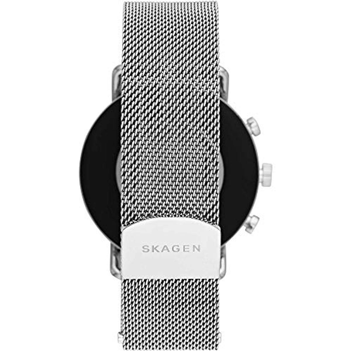 Smartwatch 185 SKT5102 Silver/Black Smartwatch Skagen Edelstahl SKAGEN mm, silicone,