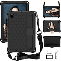 WIGENTO Hybrid Outdoor Tasche Cover, Full Cover, Samsung, Galaxy Tab A8 10.5 2021 X200 / X205, Schwarz