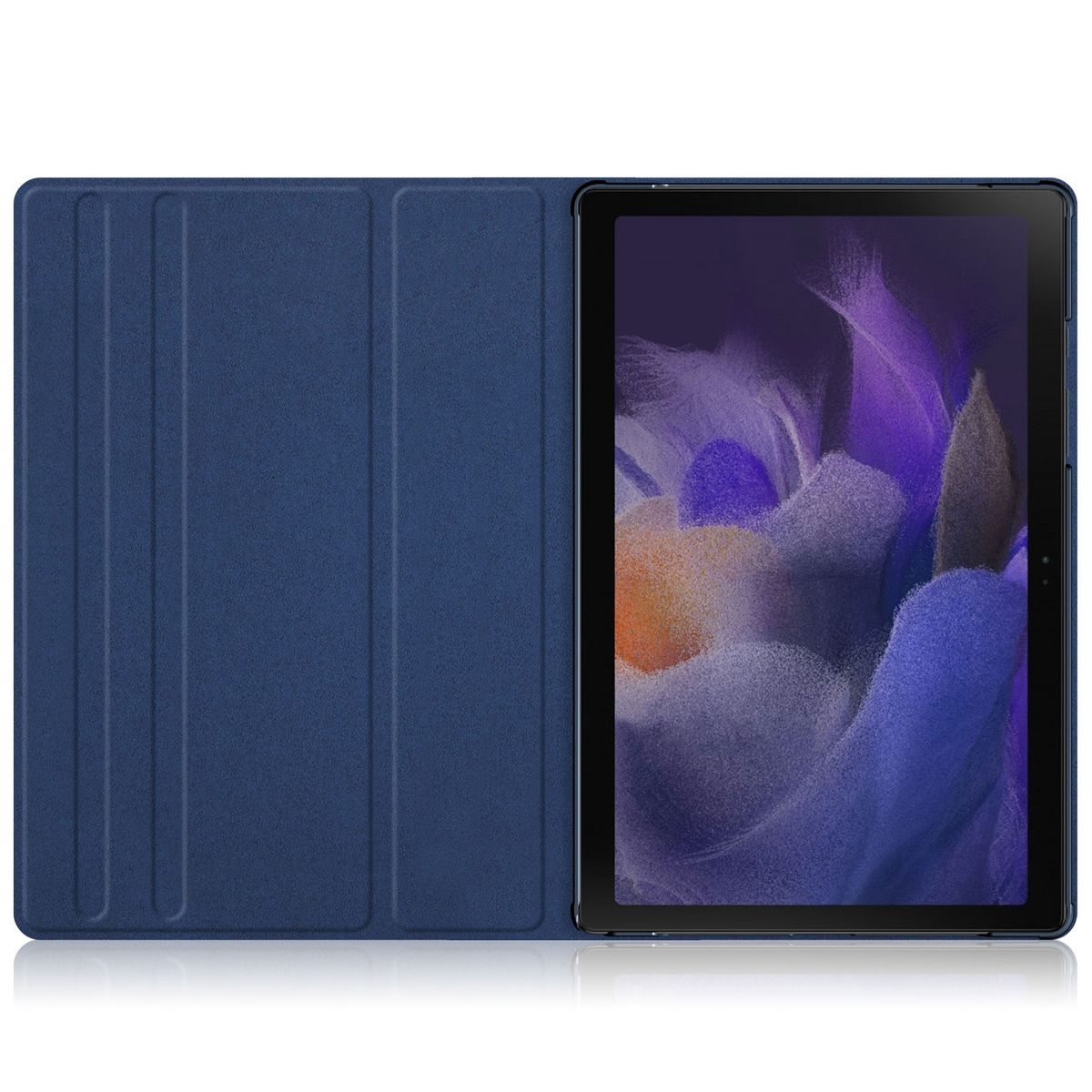 Cover, Zoll Blau Galaxy Grad 10.5 360 Samsung, Tab A8 Tasche, WIGENTO aufstellbare Rotation Full Schutz 2021 SM-X200,