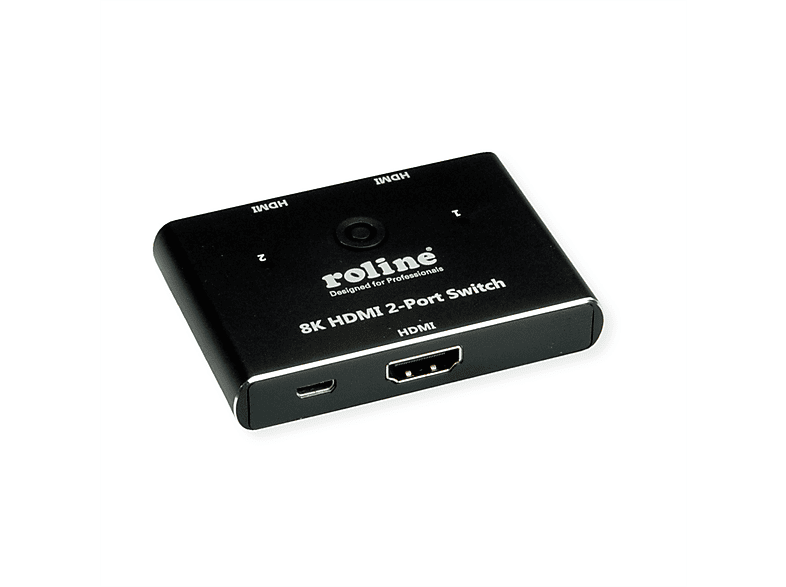 ROLINE 8K HDMI 2-fach HDMI-Video-Switch Switch