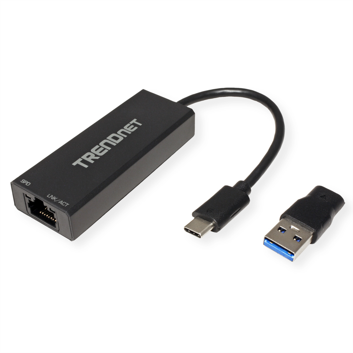 TRENDNET TUC-ET2G USB-C 3.1 2.5GBASE-T Gigabit Adapter Ethernet-Adapter zu Ethernet