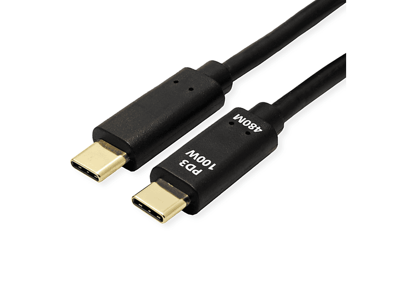 VALUE USB 2.0 Kabel, C-C, ST/ST, Kabel USB 100W 2.0