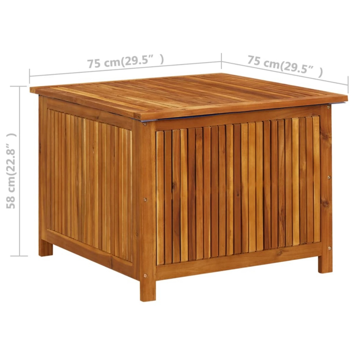 xl-316498 Garten-Aufbewahrungsbox, Braun DOTMALL