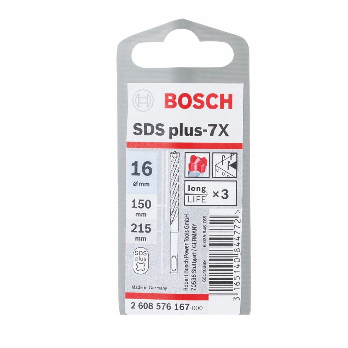 SDS-plus PROFESSIONAL Bosch BOSCH Hammerbohrer , Blua Hammerbohrer