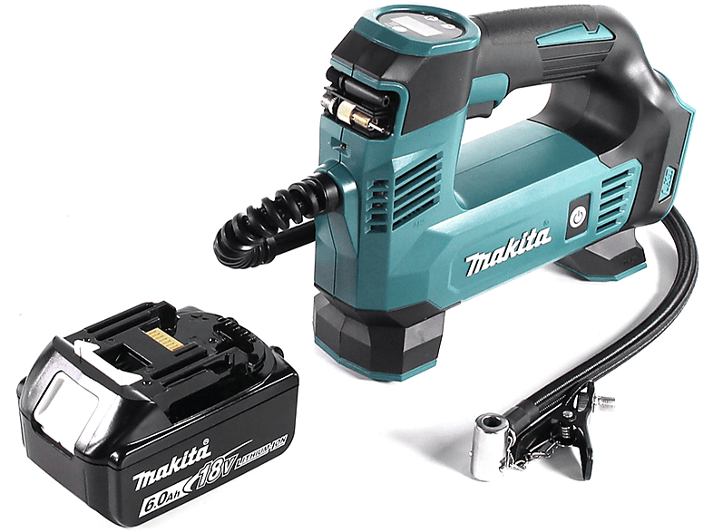 MAKITA DMP180G1  Akku-Kompressor COMPT, ‎Blau, Silber