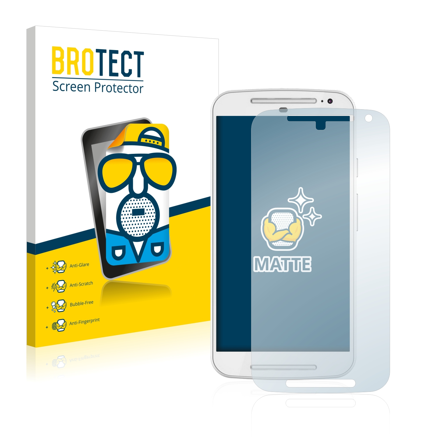 Moto 2nd G Motorola 2014) Schutzfolie(für BROTECT matte 2x